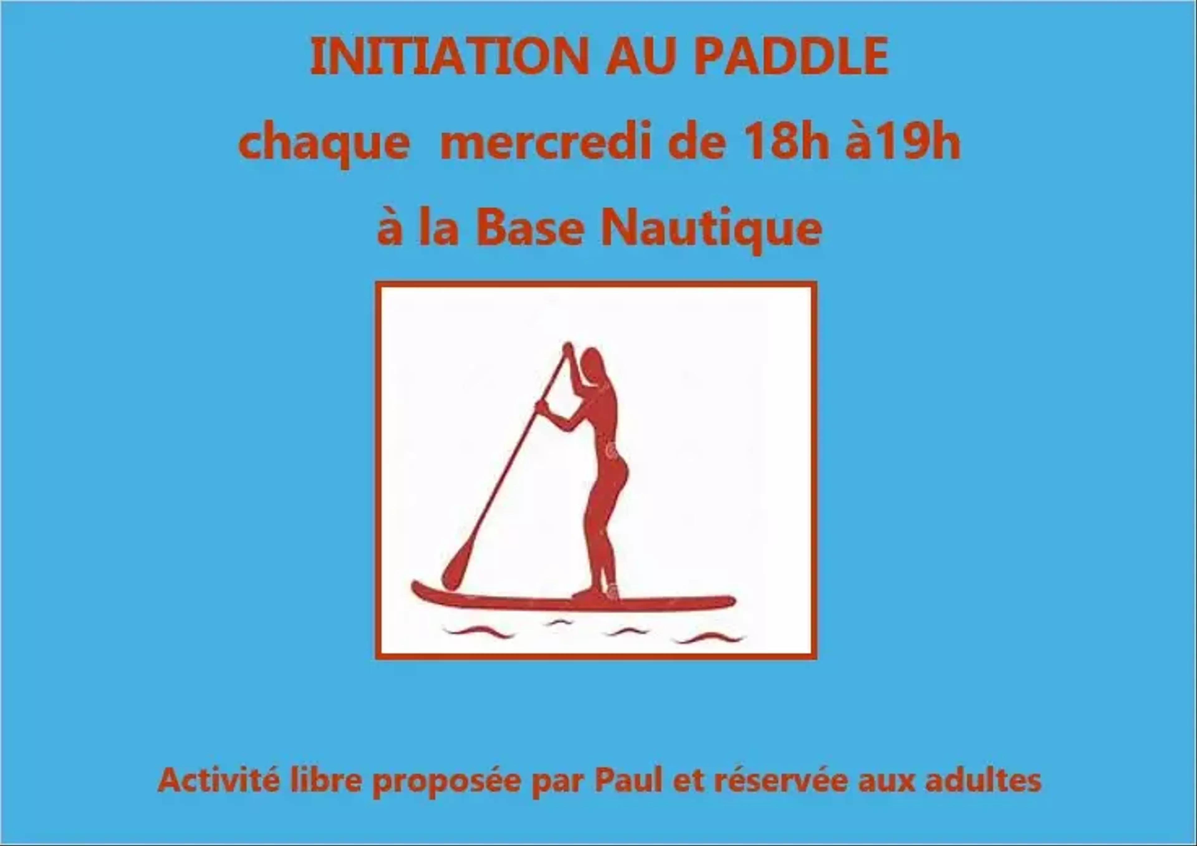 Initiation paddle